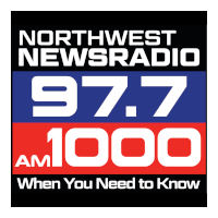 97.7 - AM1000 Northwest News Radio Logo